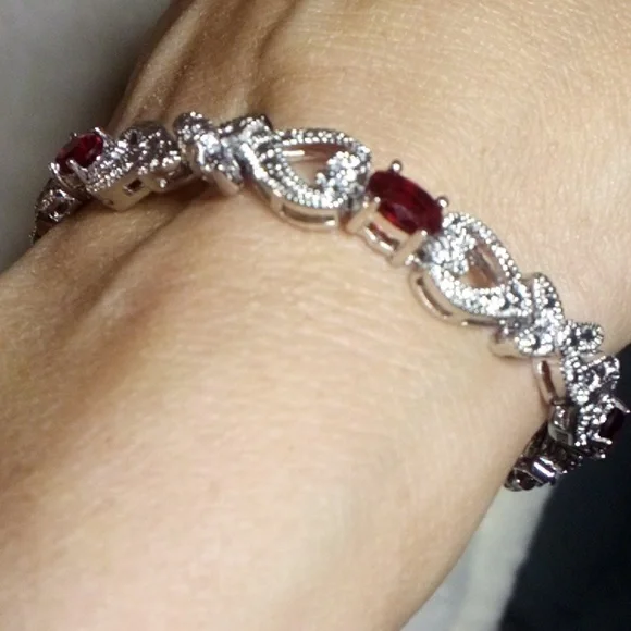 BRACELET XS & OS ABSOLUTELY GORGEOUS 7 INCH BRACELET! NEW IN BOX! - Picture 6 of 9